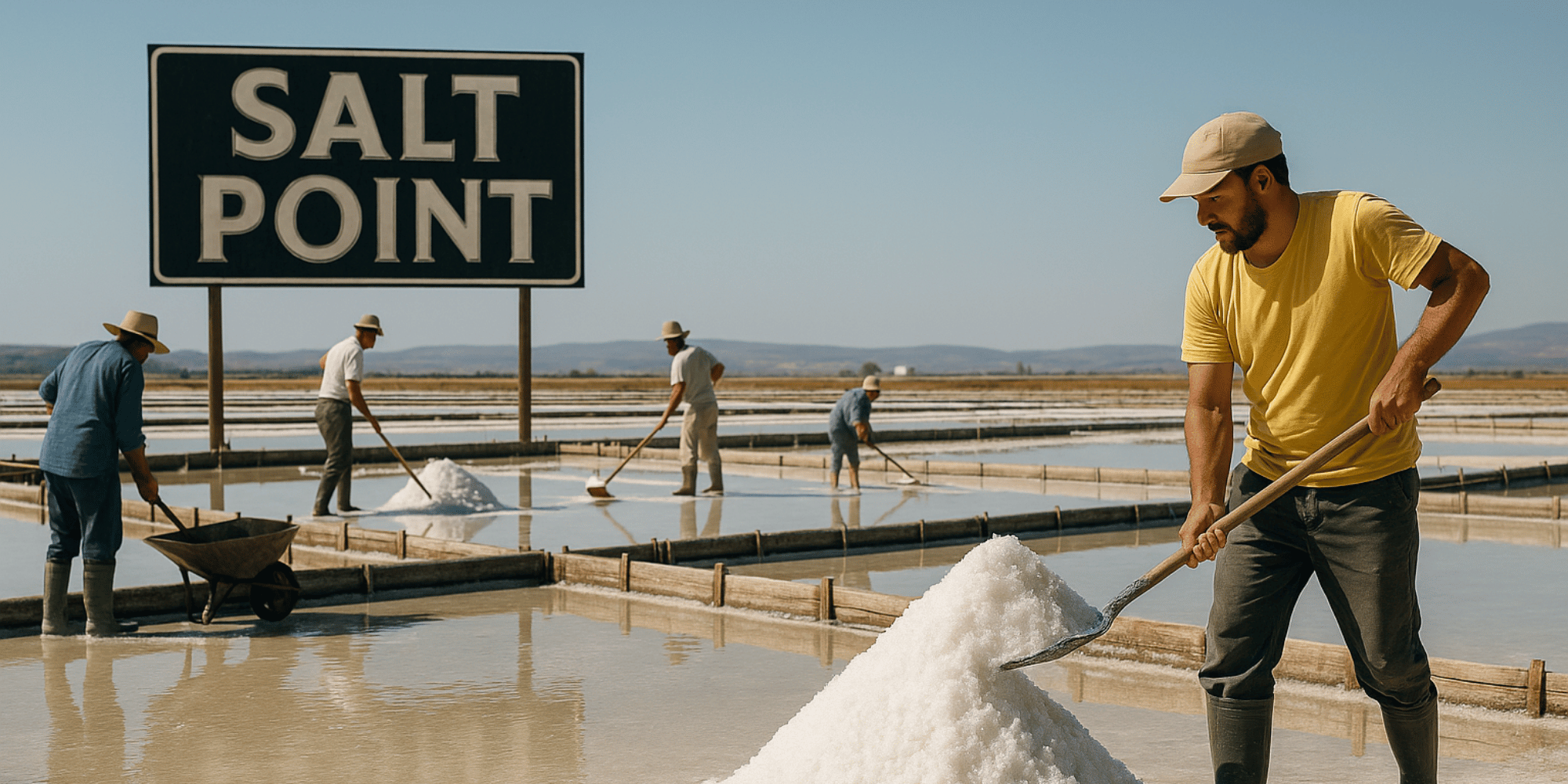 Salt Point Tuzunun oluşumu.